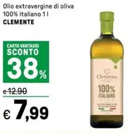 Iper La Grande Olio extravergine di oliva 100% italiano CLEMENTE offerta