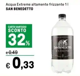 Iper La Grande Acqua Extreme altamente frizzante SAN BENEDETTO offerta