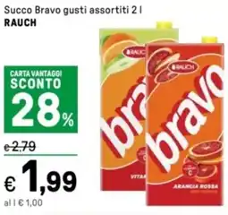 Iper La Grande Succo Bravo RAUCH offerta