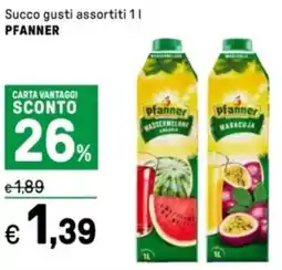Iper La Grande Succo PFANNER offerta