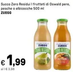 Iper La Grande Succo Zero Residui I frutteti di Oswald pere, pesche o albicocche ZUEGG offerta