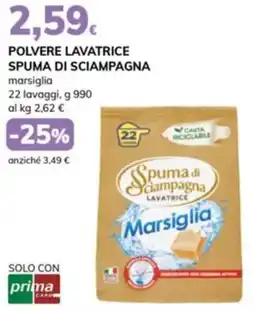 Basko Polvere lavatrice spuma di sciampagna marsiglia offerta