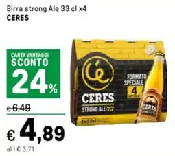 Iper La Grande Birra strong Ale CERES offerta