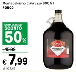 Iper La Grande Montepulciano d'Abruzzo DOC RONCO offerta