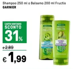 Iper La Grande Shampoo o Balsamo Fructis GARNIER offerta