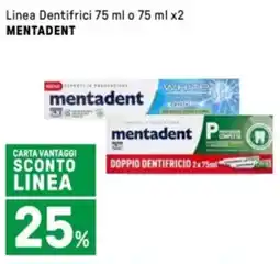 Iper La Grande Linea Dentifricimentadent MENTADENT offerta