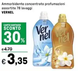 Iper La Grande Ammorbidente concentrato profumazioni VERNEL offerta