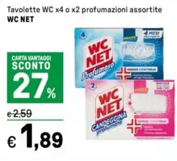 Iper La Grande Tavolette WC x4 o x2WC NET Profumoso WC NET offerta