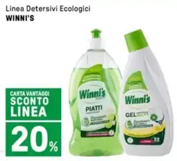 Iper La Grande Linea Detersivi Ecologici WINNI'S offerta