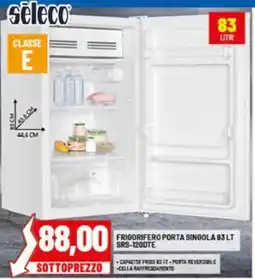 Risparmio Casa Seleco FRIGORIFERO PORTA SINGOLA 83 LT SRS-120DTE offerta