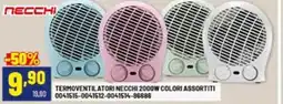 Risparmio Casa TERMOVENTILATORI NECCHI 2000W 0041515-0041512-0041514-96886 offerta