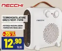 Risparmio Casa NECCHI TERMOVENTILATORE ORIZZ/VERT.FH119 offerta