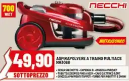 Risparmio Casa NECCHI ASPIRAPOLVERE A TRAINO MULTIACS NH3068 offerta