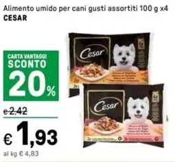 Iper La Grande Alimento umido per caniCesar CESAR offerta