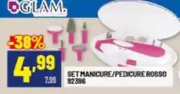 Risparmio Casa Glam set manicure/pedicure rosso 92396 offerta