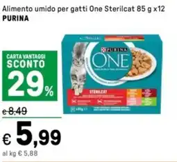 Iper La Grande Alimento umido per gatti One Sterilcat PURINA offerta