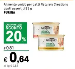 Iper La Grande Alimento umido per gatti Nature's CreationsPURINA PURINA offerta