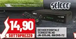 Risparmio Casa Seleco DECODER DIGITALE TERRESTRE HD JN-03SJHL-168 DVB-T2 offerta