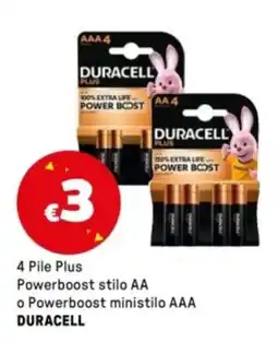 Iper La Grande 4 Pile Plus Powerboost stilo AA o Powerboost ministilo AAA offerta