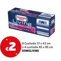 Iper La Grande 9 Custodie 31 x 43 cm o 4 custodie 65 x 95 cm DOMOLIVING offerta