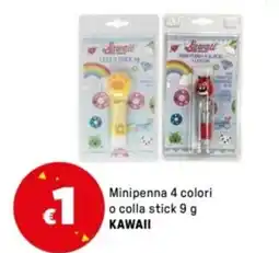 Iper La Grande Minipenna 4 colori o colla stick KAWAII offerta