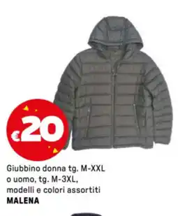 Iper La Grande Giubbino donna tg. M-XXL o uomo, tg. M-3XL MALENA offerta