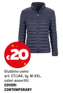 Iper La Grande Giubbino uomo art. CT/JAK, tg. M-XXL, COVERI CONTEMPORARY offerta