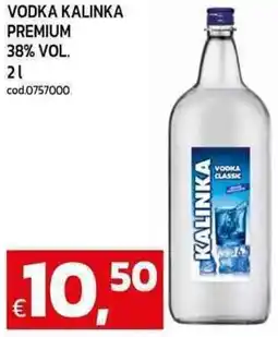 C+C maxigross Vodka kalinka premium 38% vol. offerta