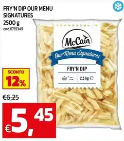 C+C maxigross Fry'n dip our menu signatures offerta