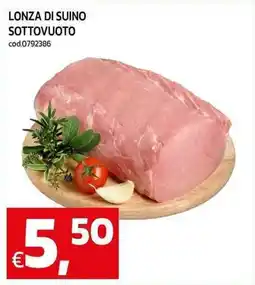 C+C maxigross Lonza di suino sottovuoto offerta