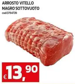 C+C maxigross Arrosto vitello magro sottovuoto offerta