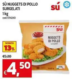 C+C maxigross Sù nuggets di pollo surgelati offerta