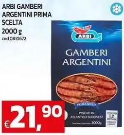 C+C maxigross Arbi gamberi argentini prima scelta offerta
