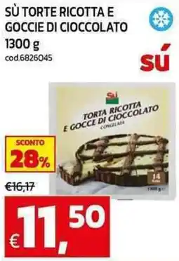 C+C maxigross Sù torte ricotta e goccie di cioccolato offerta