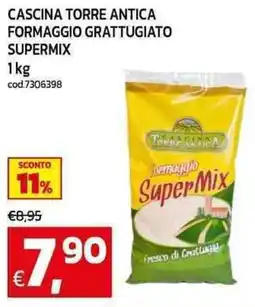 C+C maxigross Cascina torre antica formaggio grattugiato supermix offerta