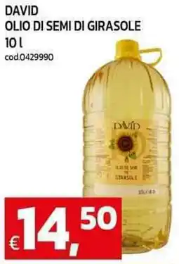 C+C maxigross David olio di semi di girasole offerta