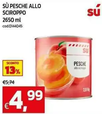 C+C maxigross Sù pesche allo sciroppo offerta