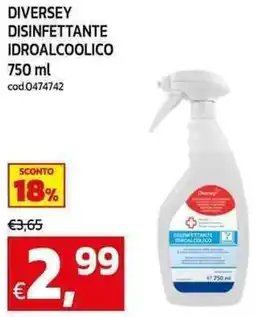 C+C maxigross Diversey disinfettante idroalcoolico offerta