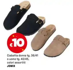 Iper La Grande Ciabatta donna tg. 36/41 o uomo tg. 40/45, colori assortiti JOMIX offerta