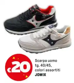 Iper La Grande Scarpa uomo tg. 40/45, colori assortiti JOMIX offerta