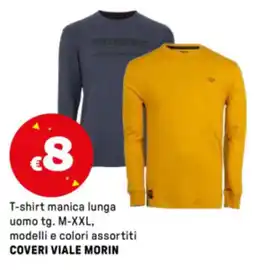 Iper La Grande T-shirt manica lunga uomo tg. M-XXL, COVERI VIALE MORIN offerta
