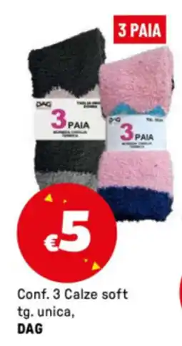 Iper La Grande Conf. 3 Calze soft tg. unica, DAG offerta