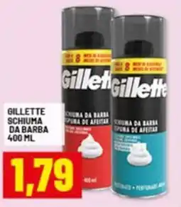 Risparmio Casa Gillette schiuma da barba offerta