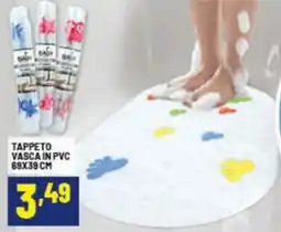 Risparmio Casa Tappeto vasca in pvc 69x39 cm offerta