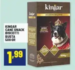 Risparmio Casa Kingar cane snack biscotti busta offerta