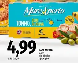 Famila Superstore MARE APERTO tonno olio di oliva offerta