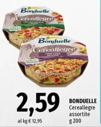 Famila Superstore BONDUELLE Cereallegre offerta