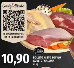 Famila Superstore Bollito misto bovino adulto/ gallina offerta