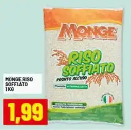 Risparmio Casa Monge riso soffiato offerta