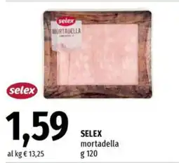 Famila Superstore SELEX mortadella offerta